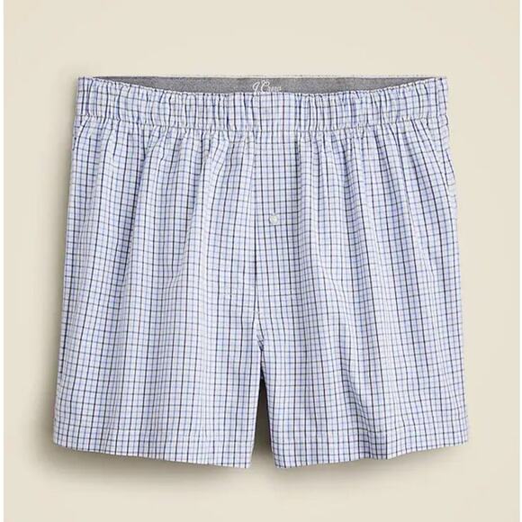 J Crew Patterned Striped 100% Cotton Boxer US Men's S New - Picture 1 of 6